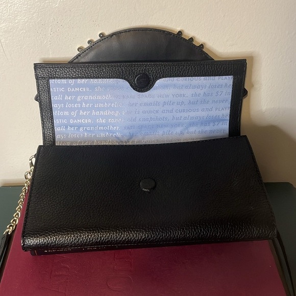 Kate Spade NWOT Jazz Things Up Cat Cali Black Rare Clutch Crossbody Novelty Bag - Picture 14 of 16